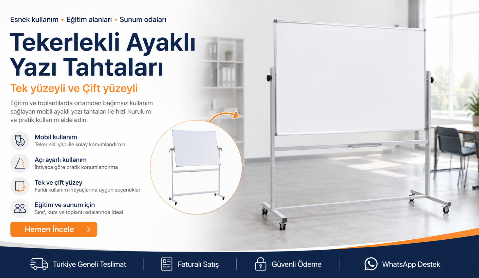 Tekerlekli Mobil Tahtalar