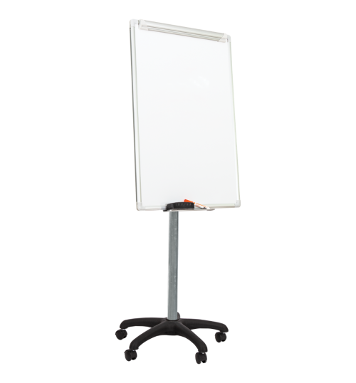 70x100cm Yıldız Ayaklı Tekerli Laminant Yazı Tahtası