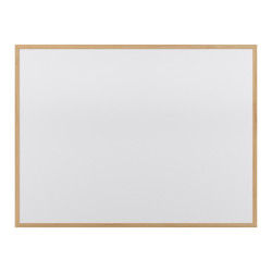 60x90cm Ahşap Çerçeveli Laminant Yüzey Beyaz Yazı Tahtası
