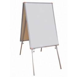 40x55cm Çift Yüzlü Çatı Tipi Beyaz Yazı Tahta