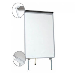Teleskopik Ayaklı Flip Chart Yazı Tahtası Beyaz 65x100 cm