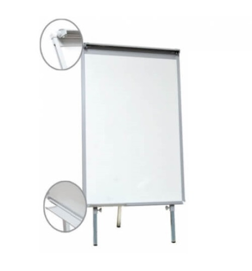 Teleskopik Ayaklı Flip Chart Yazı Tahtası Beyaz 65x100 cm