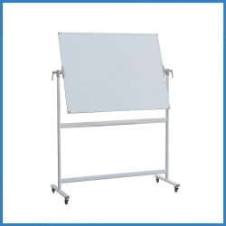 Brifing Tekerlek Ayaklı Emaye Yüzeyli Beyaz Yazı Tahta 100x140cm