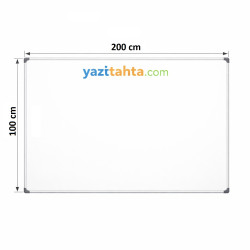 Manyetik Beyaz Yazı Tahtası 100x200cm