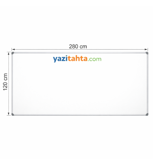 Manyetik Beyaz Yazı Tahtası 120x280cm