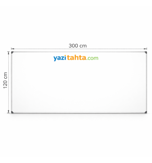 Manyetik Beyaz Yazı Tahtası 120x300cm