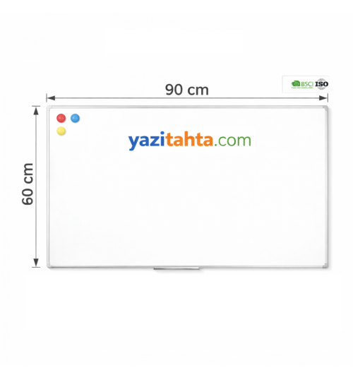 Manyetik Beyaz Yazı Tahtası 60x90cm