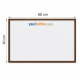 60x90cm MDF Çerçeveli Laminant Beyaz Yazı Tahtası