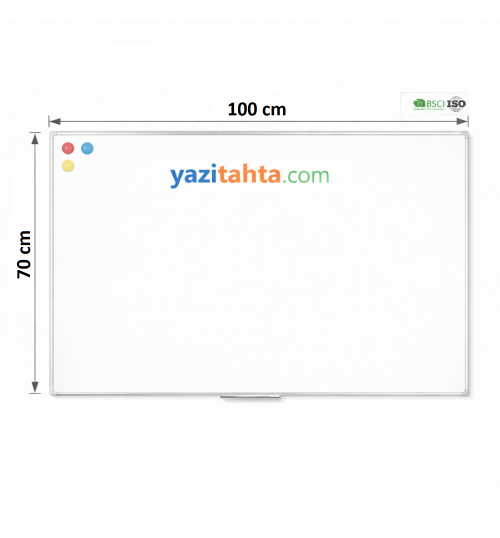 Manyetik Beyaz Yazı Tahtası 70x100cm