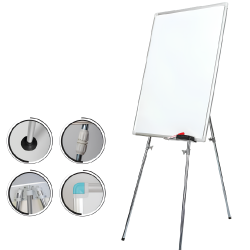 60x90cm Emaye Yüzey Teleskopik Ayaklı Tahta