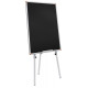 Teleskopik Ayaklı Siyah Flip Chart Yazı Tahtası 65x100 cm