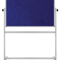 Kumaş Kaplı Pano Çift Taraflı Mobil 90x120cm