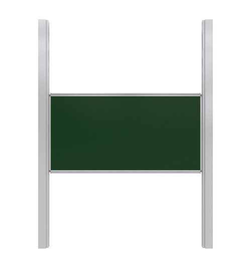100x200cm Emaye Yüzey Tekli Giyotin Yazı Tahtası 