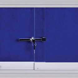 Sürgülü Kilitli Camekanlı İlan Panosu 60x90cm