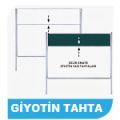 Duvara Monte Giyotin Yazı Tahtaları